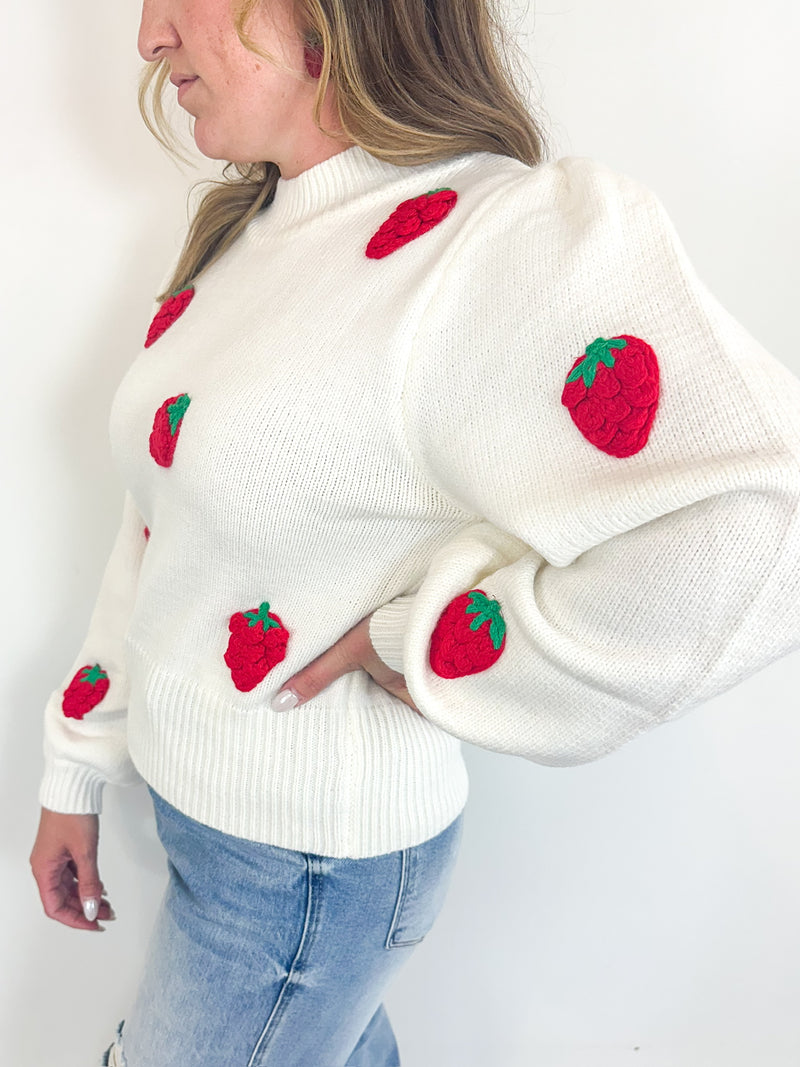 Strawberry Dreams Sweater