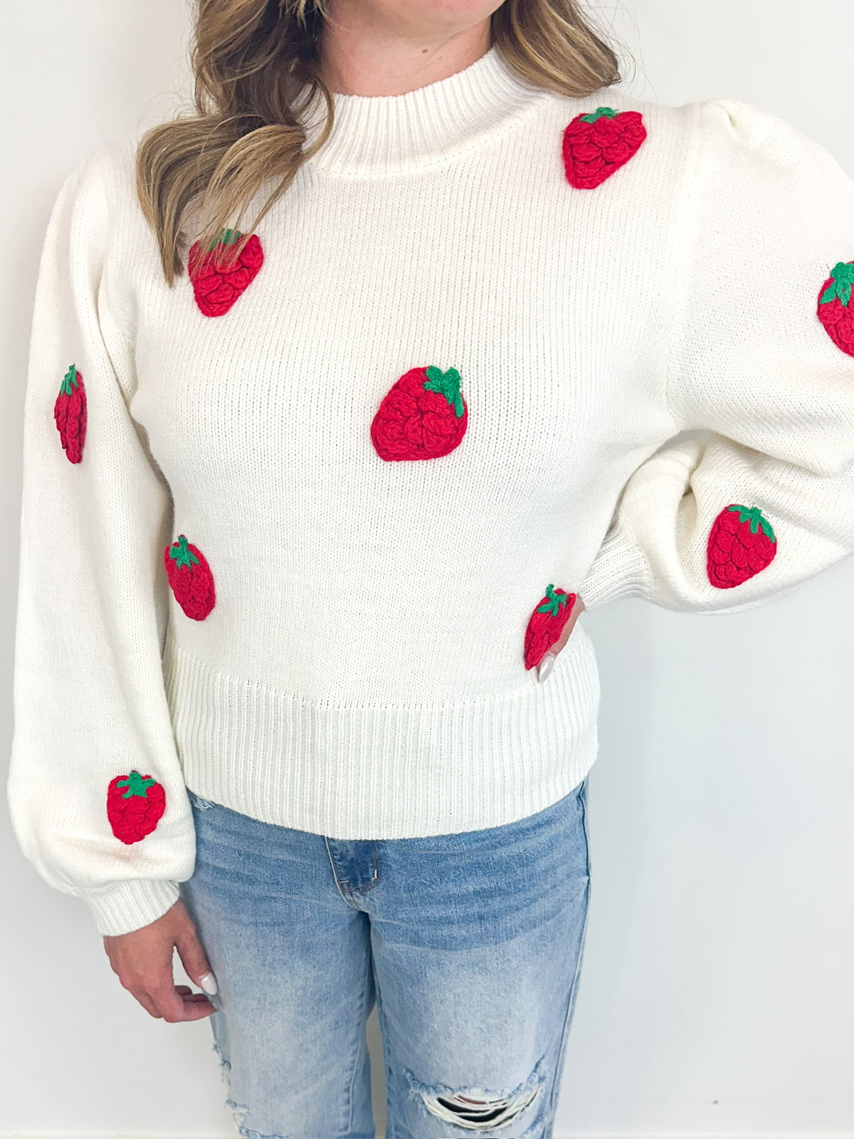 Strawberry Dreams Sweater