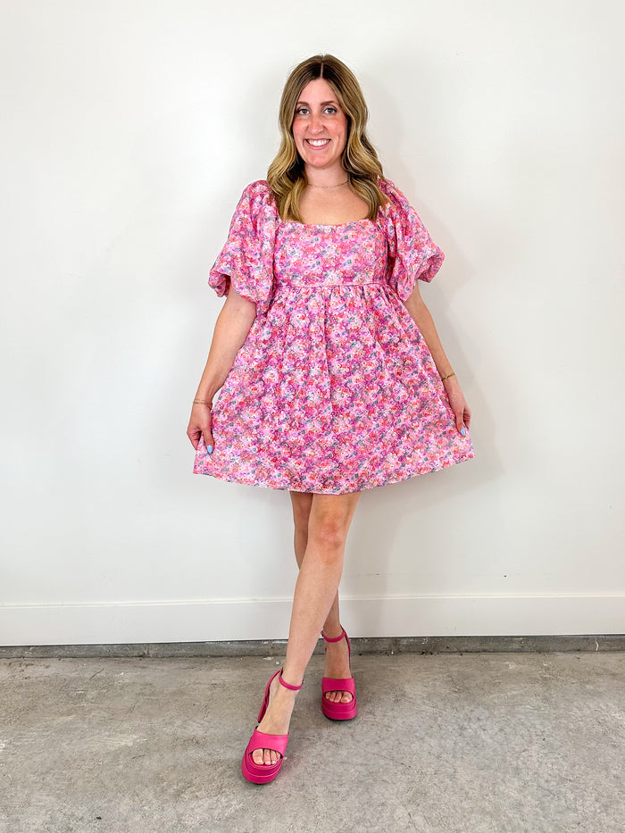 Penelope Pink Floral Dress