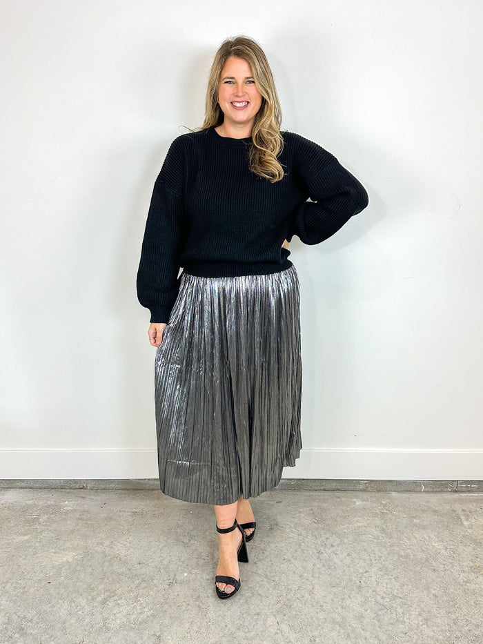 Season of Sparkle Midi Skirt