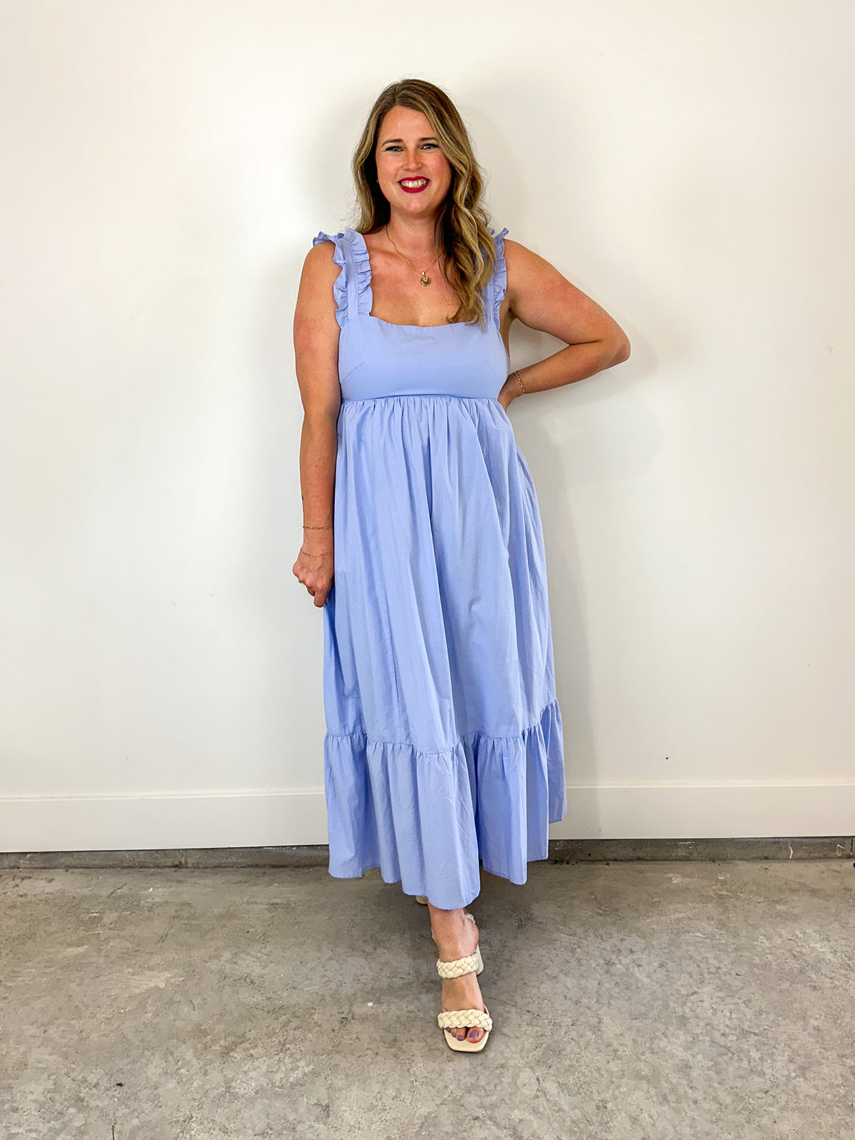 Daphne French Blue Dress