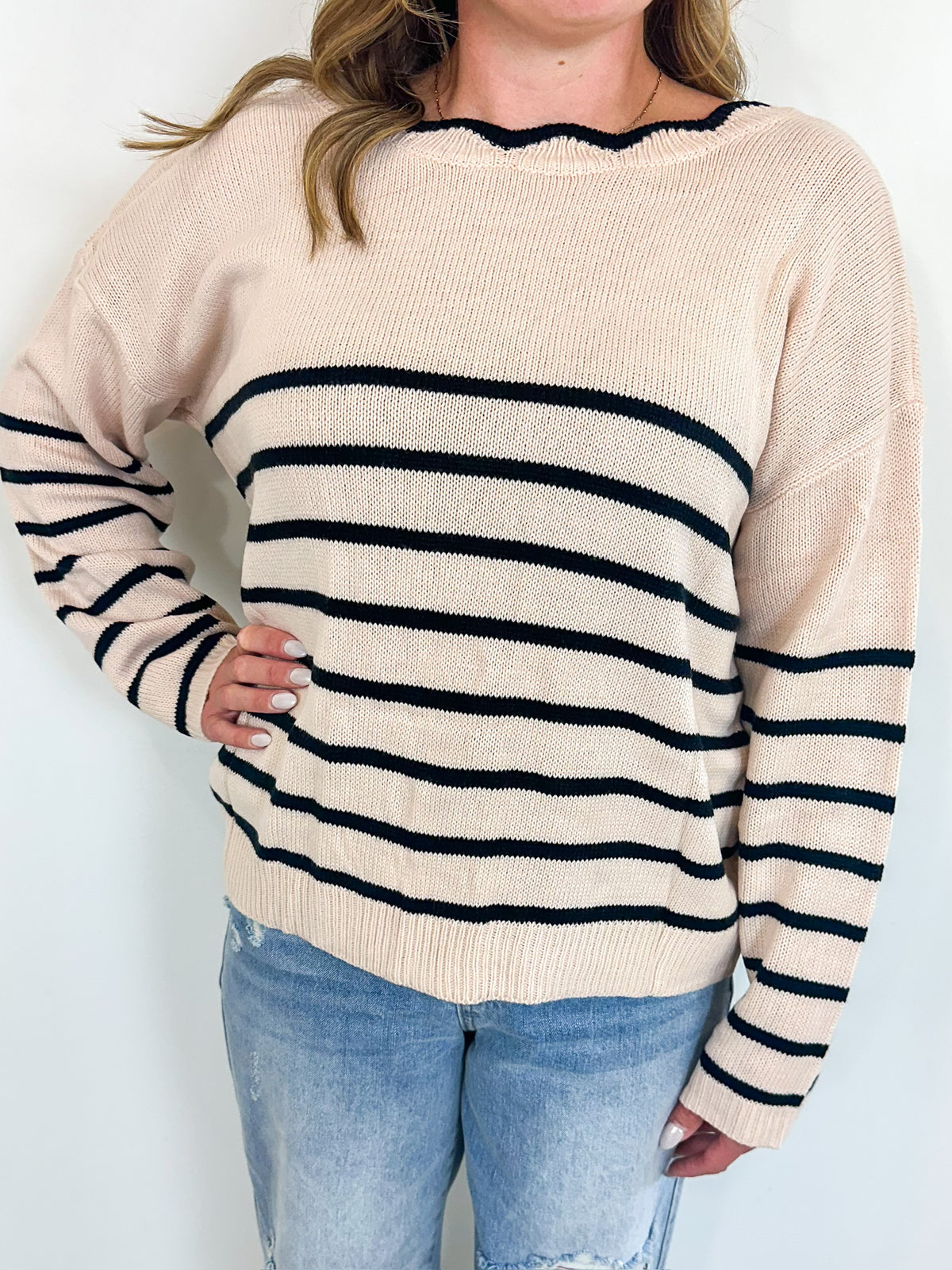 Bow Back Detail Sweater