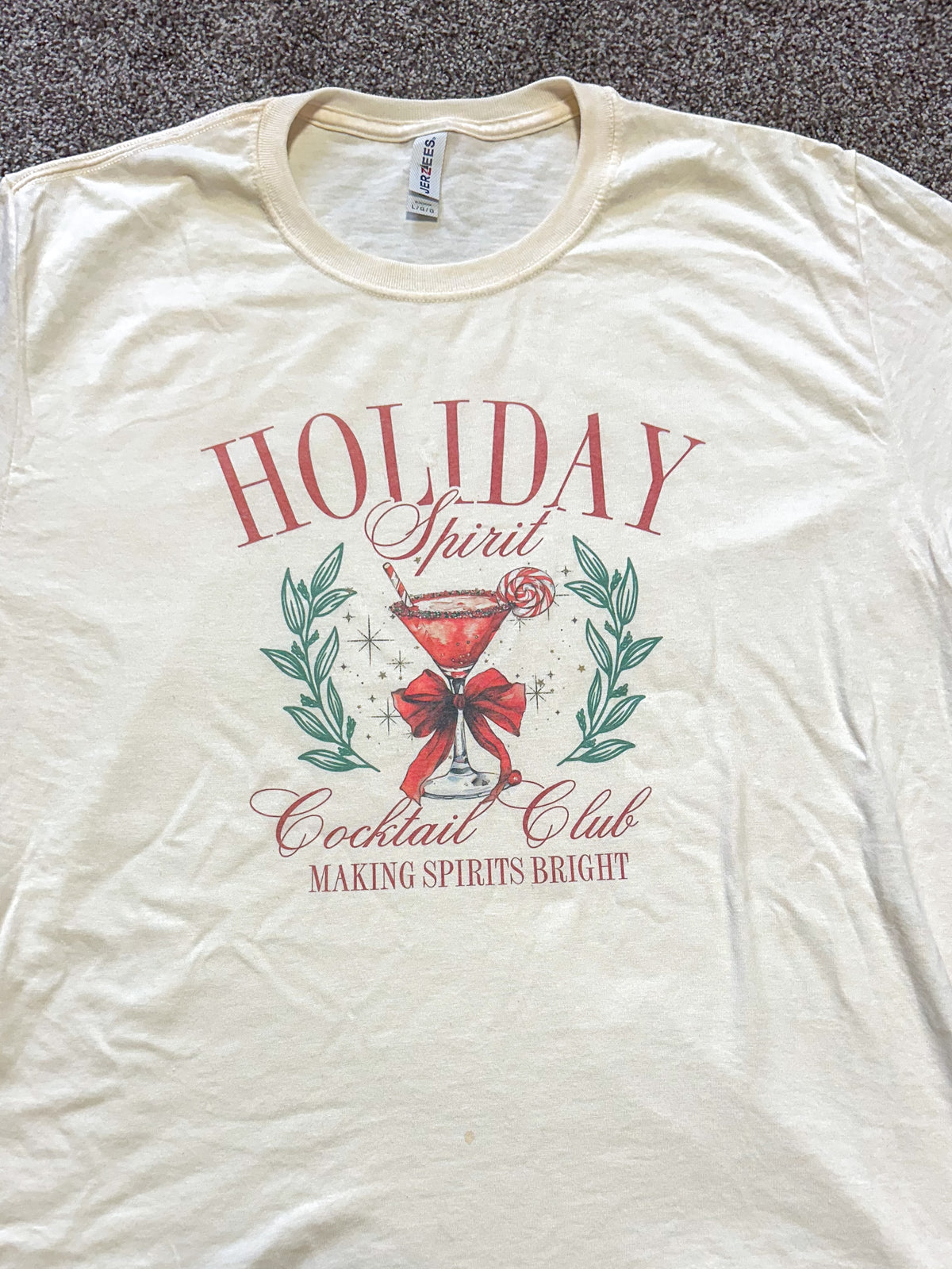 Holiday Cocktail Club- Graphic Tee