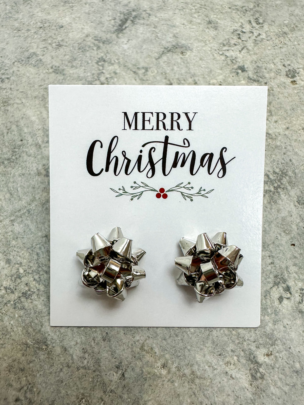 Present Bow Earrings