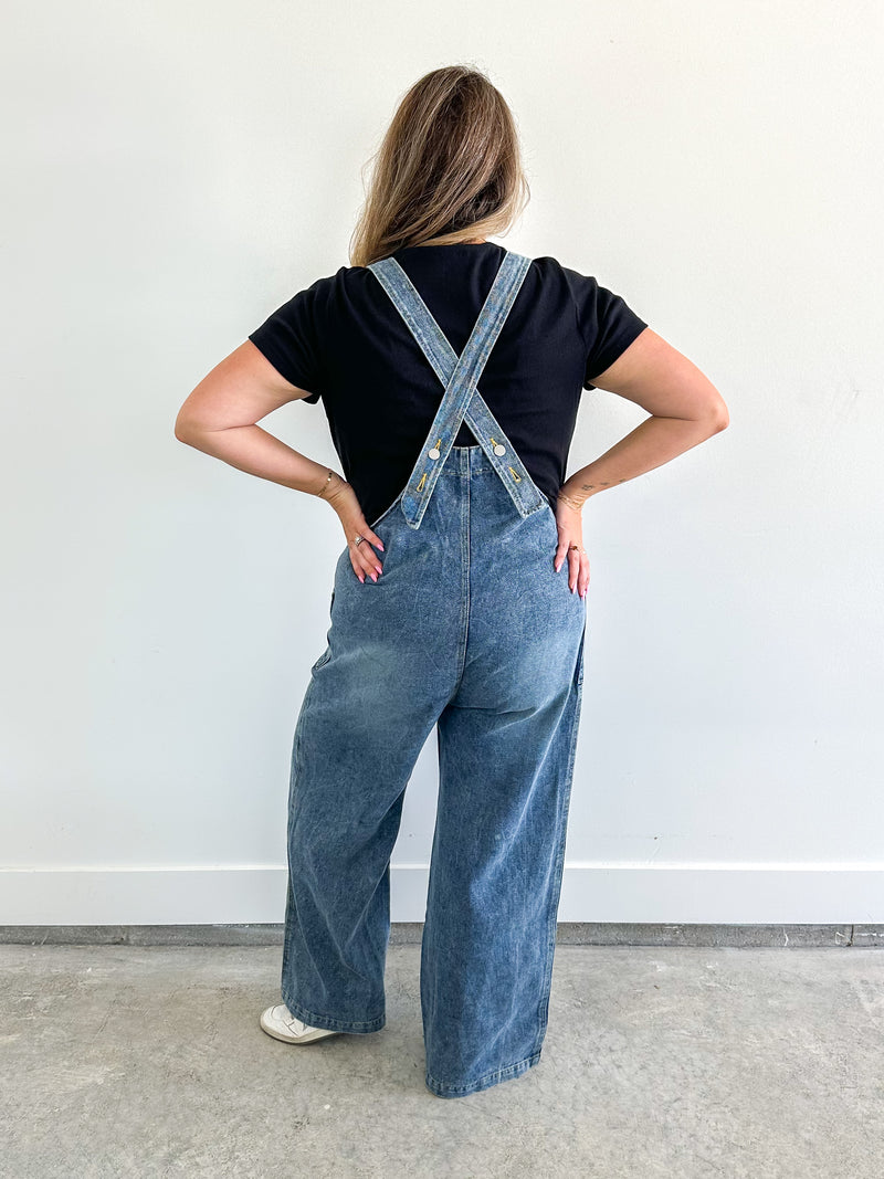 Denim Overalls