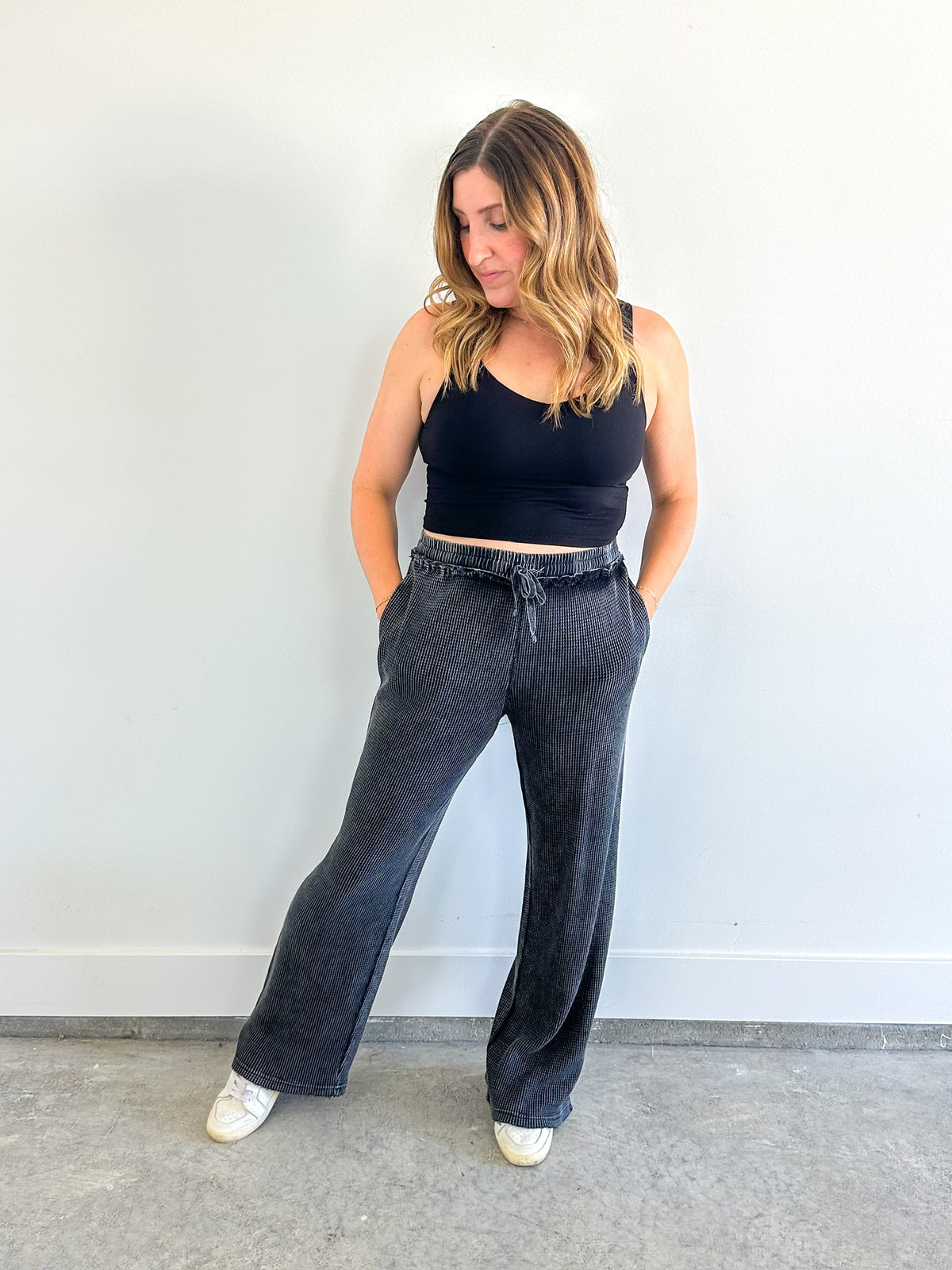 Waffle Knit Lounge Pants