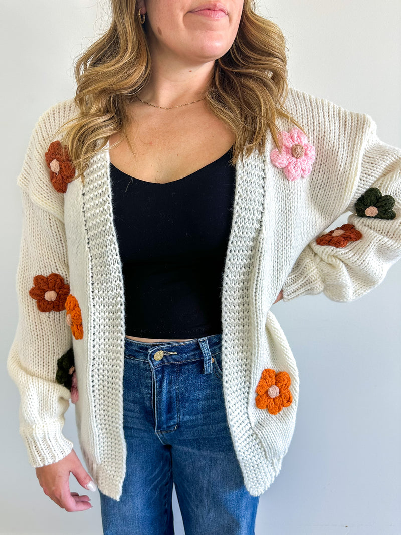 Fall Daisy Cardigan