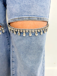 Superbowl Bejeweled Jeans