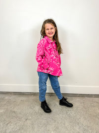 Pink Aztec Shacket (Toddler)