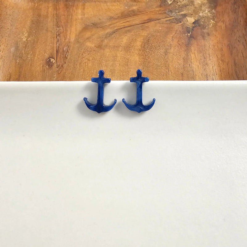 Anchor Studs - Navy