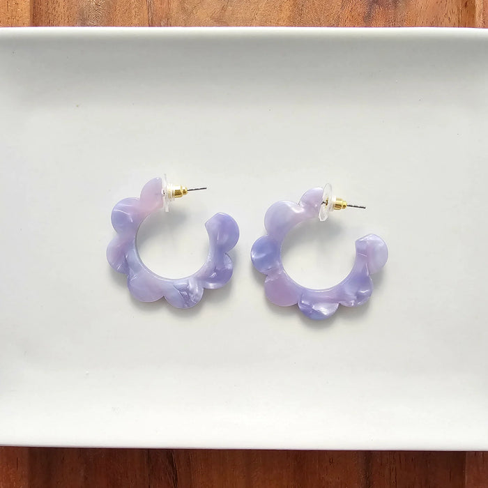 Flora Hoops - Lavender Haze