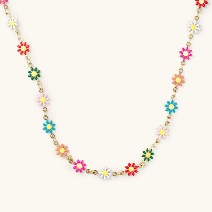 Daisy Multicolor Choker