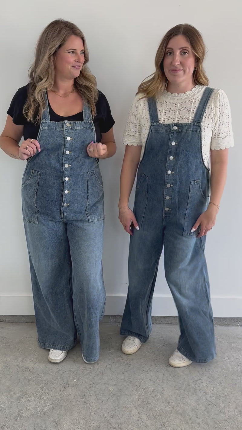 Denim Overalls