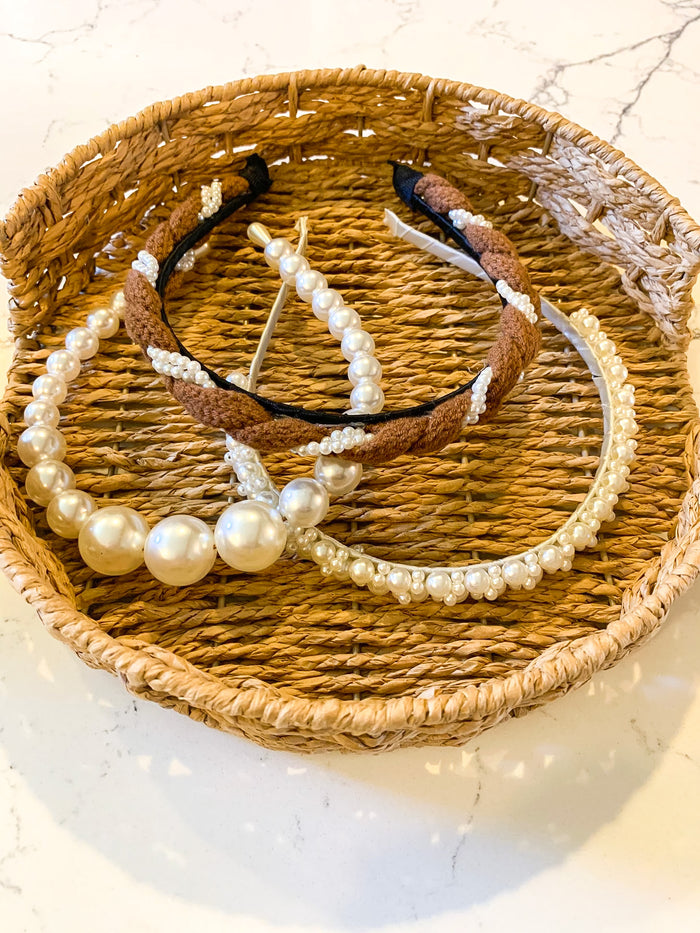 Fall Pearl Headbands